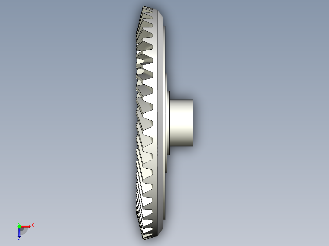 螺旋锥齿轮俯视图