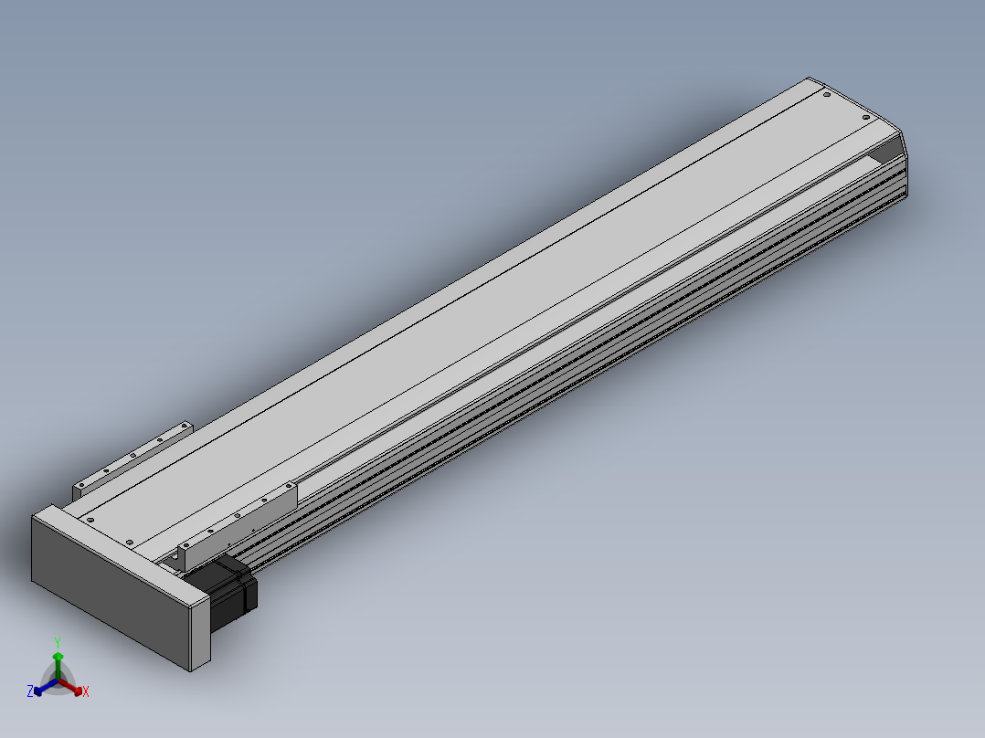 精密模组MY220-T10-1200L-BL-P75B-C4-C正等轴测图