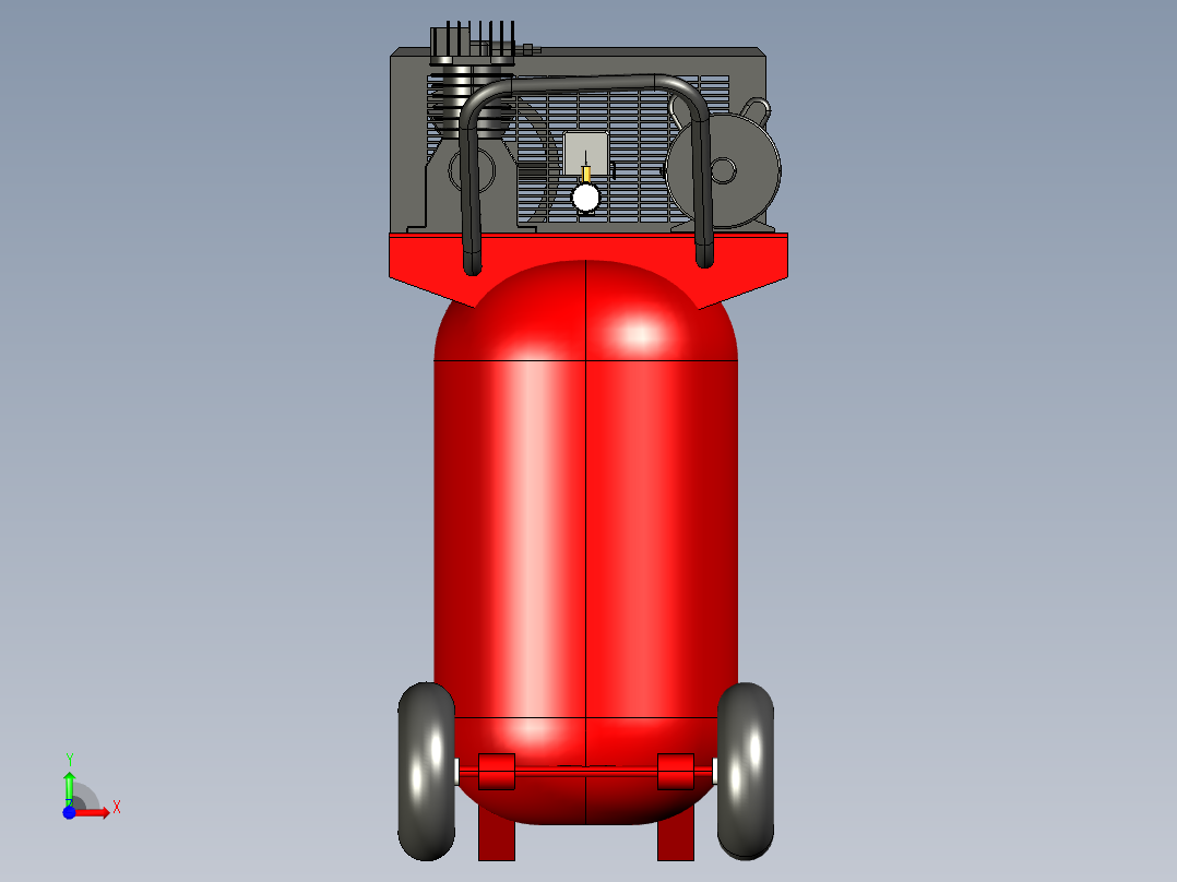 30加仑立式空气压缩机--sw stp前视图