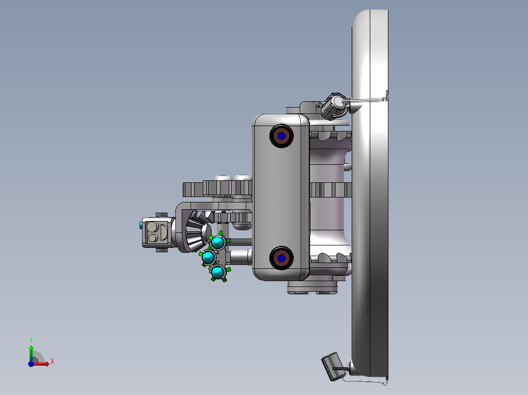 外星战斗机器人前视图