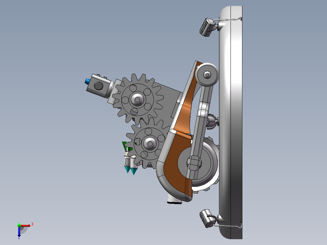 外星战斗机器人俯视图