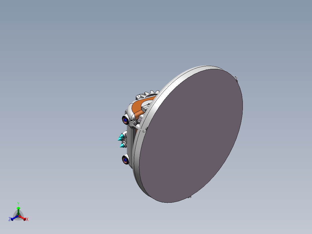 外星战斗机器人正等轴测图
