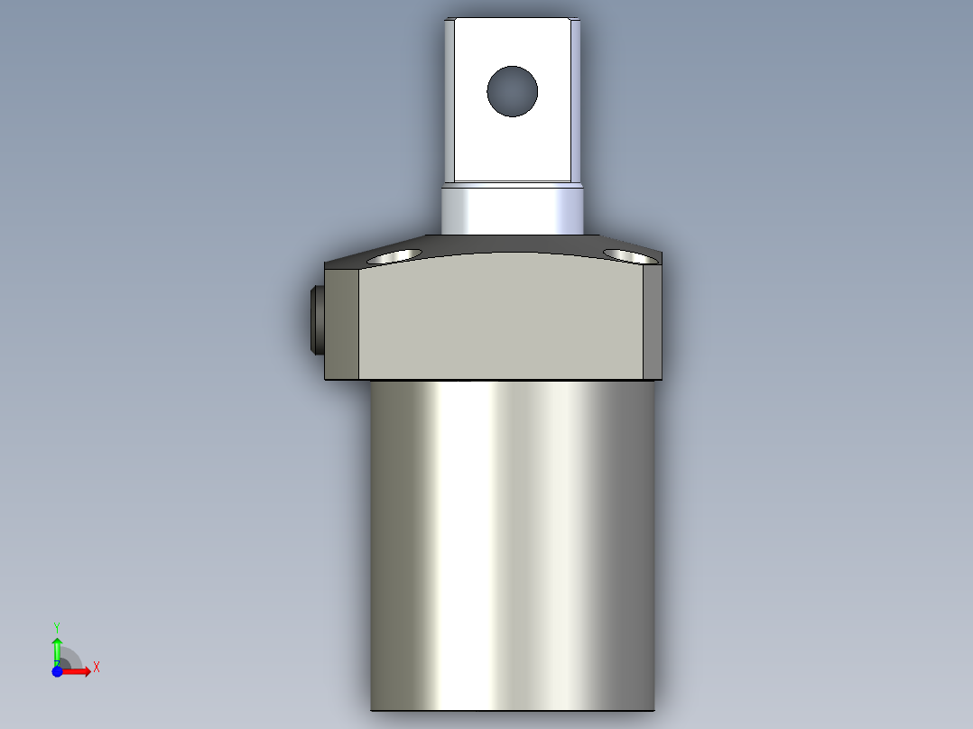 KOSMEKLHS0900-Cx-P多系列多零件图纸模型前视图