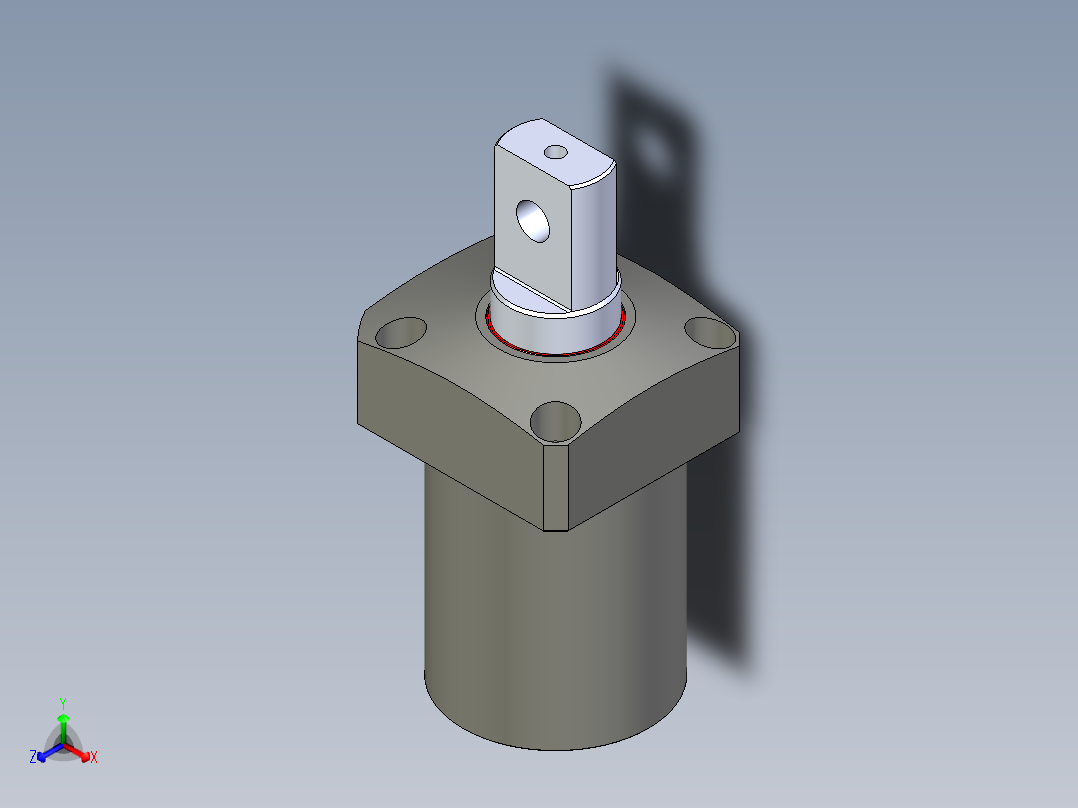 KOSMEKLHS0900-Cx-P多系列多零件图纸模型正等轴测图