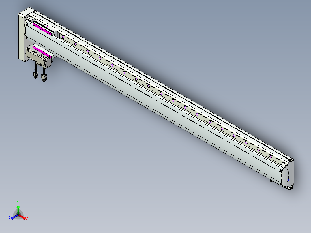 威洛博QF12-Lxx-S1080-BL-ZP10-C3正等轴测图