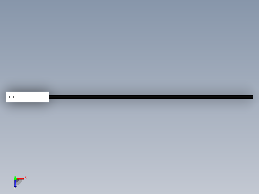 支架光纤_漫反射型FR-W12俯视图