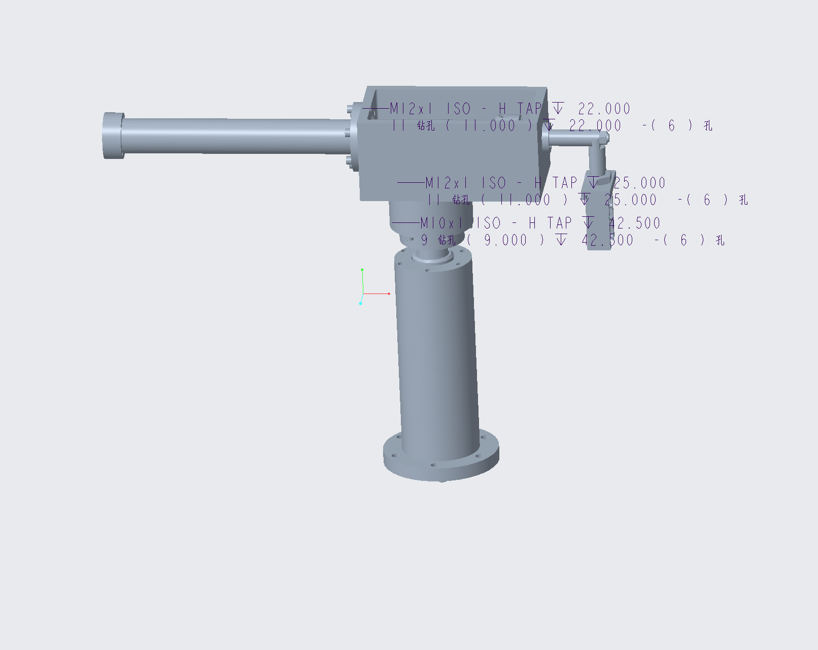 XL661-上下料机械手结构设计及运动学分析三维proe设计资料