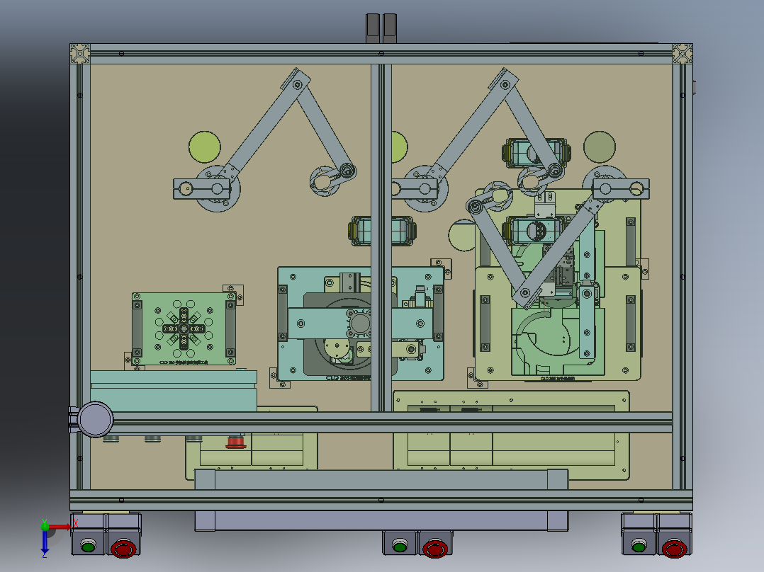 汽车大盖组装密封圈柱塞和打螺丝sw20可编辑俯视图