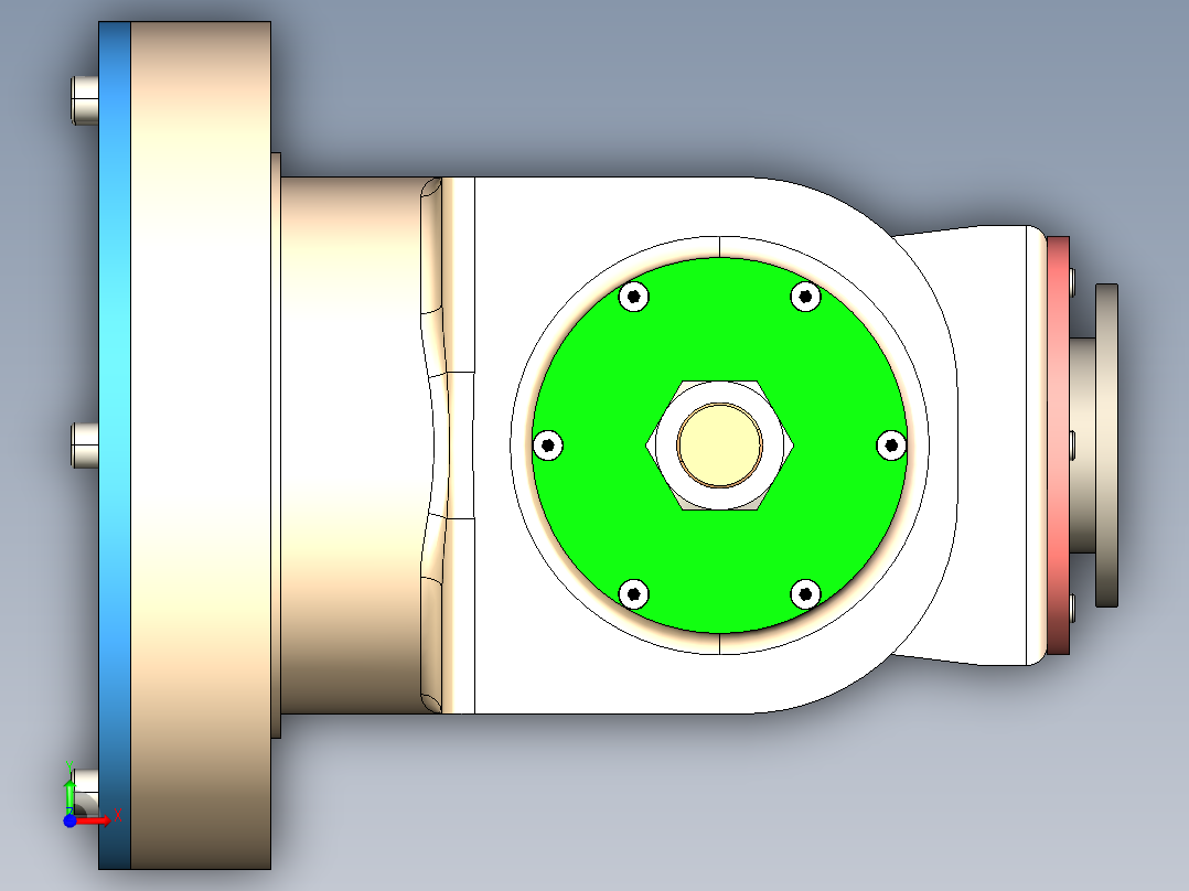 3dof-robot-orientation-mechanism-2 STP IGS前视图