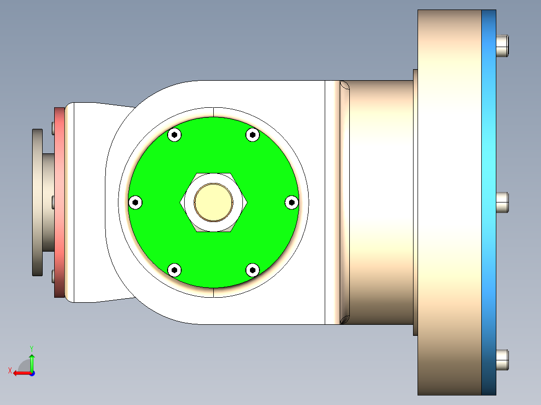 3dof-robot-orientation-mechanism-2 STP IGS后视图