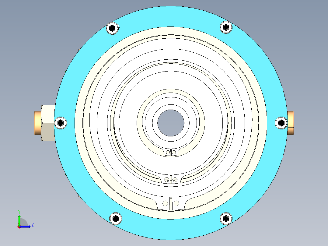 3dof-robot-orientation-mechanism-2 STP IGS左视图