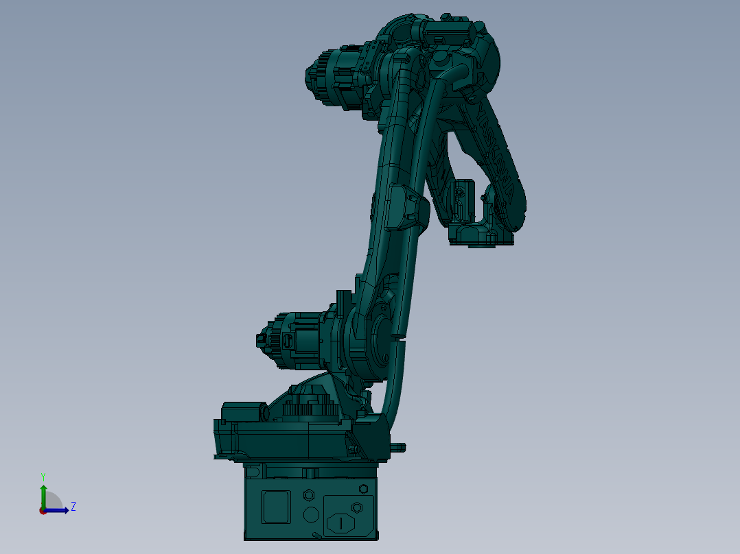 YASKAWA MOTOMAN GP12左视图