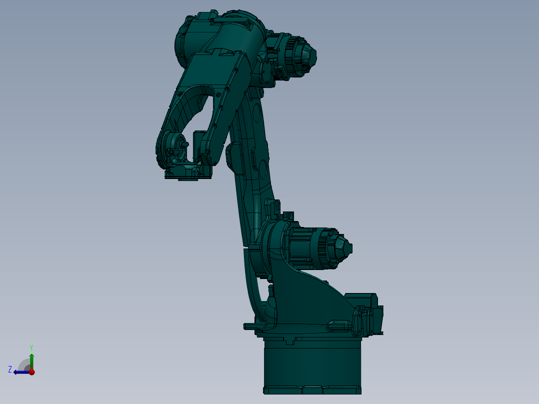 YASKAWA MOTOMAN GP12右视图