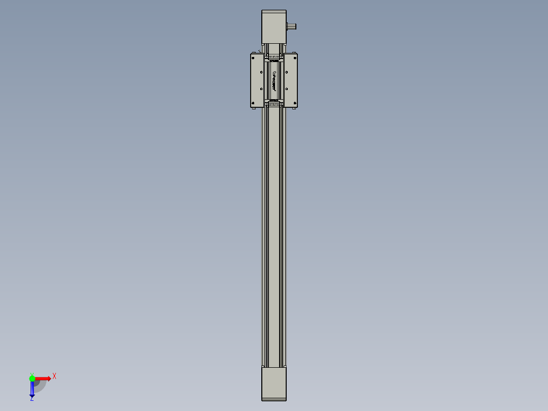 威洛博直线电机模组EB6-L140-S600-光轴俯视图
