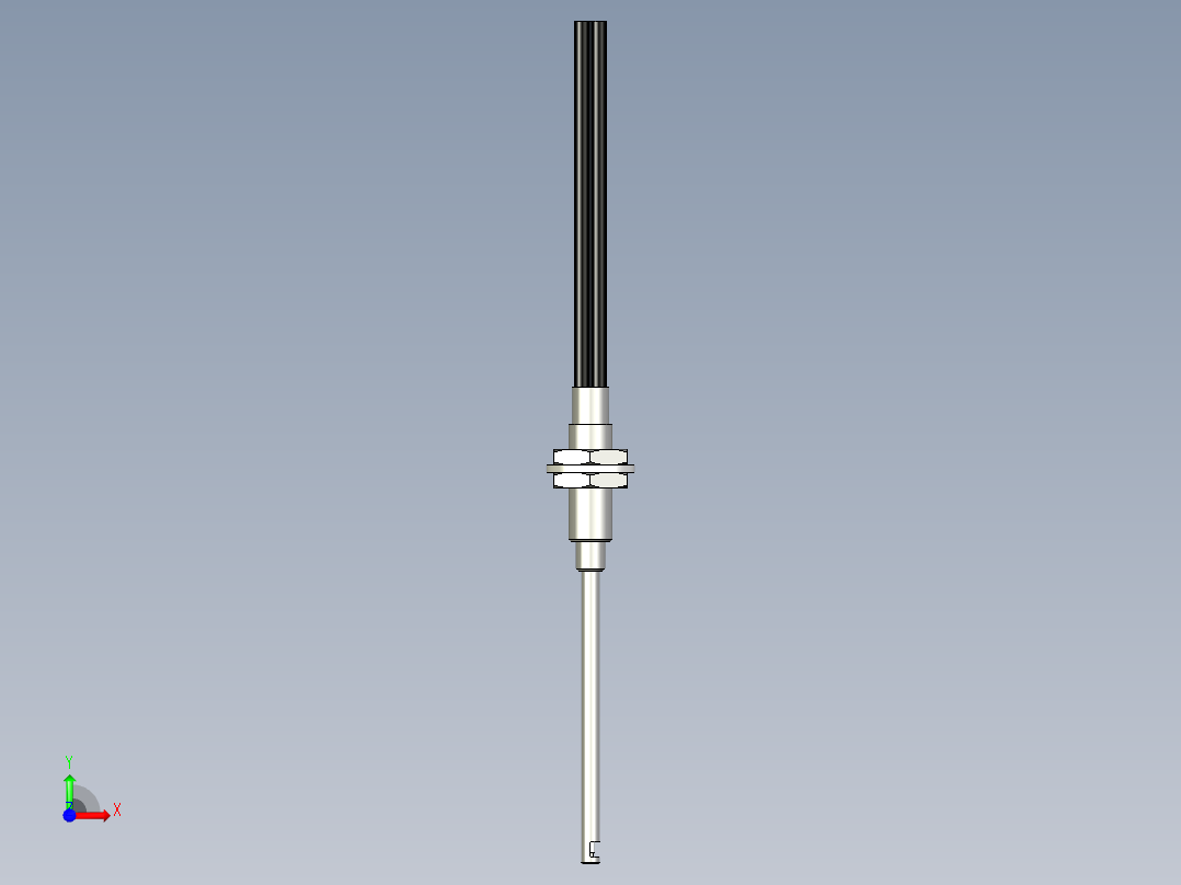 侧视光纤_漫反射型FR-F611-M前视图