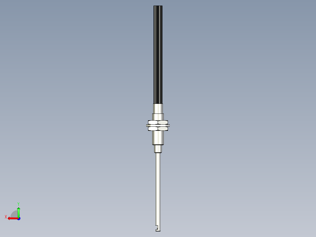 侧视光纤_漫反射型FR-F611-M后视图
