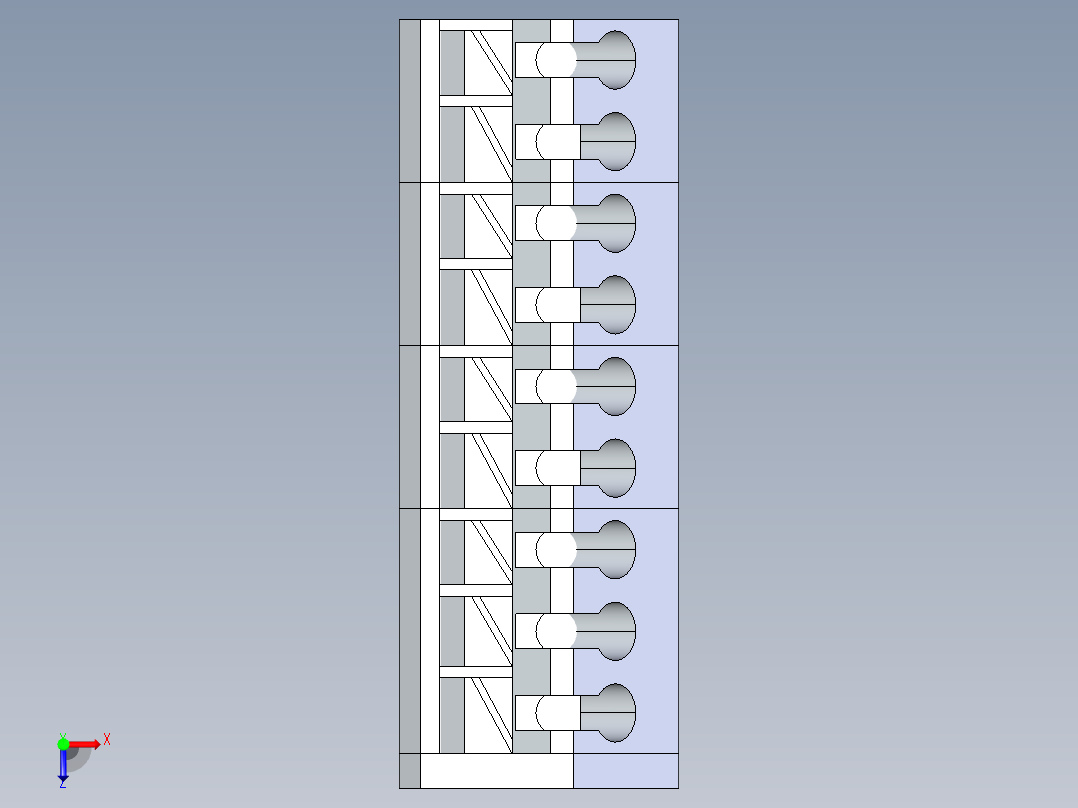 波恩莫拉 Metaltex BR13代PCI接口俯视图