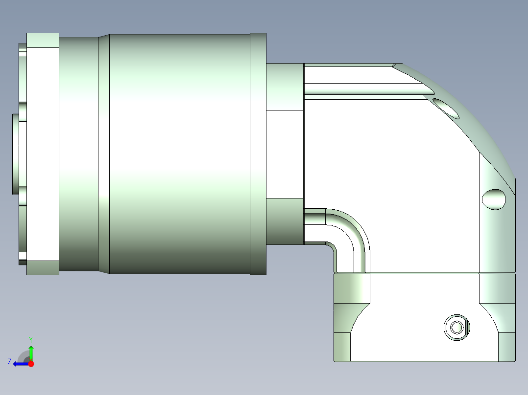 直齿孔ZPLF120-L3 19-70-90-M5右视图