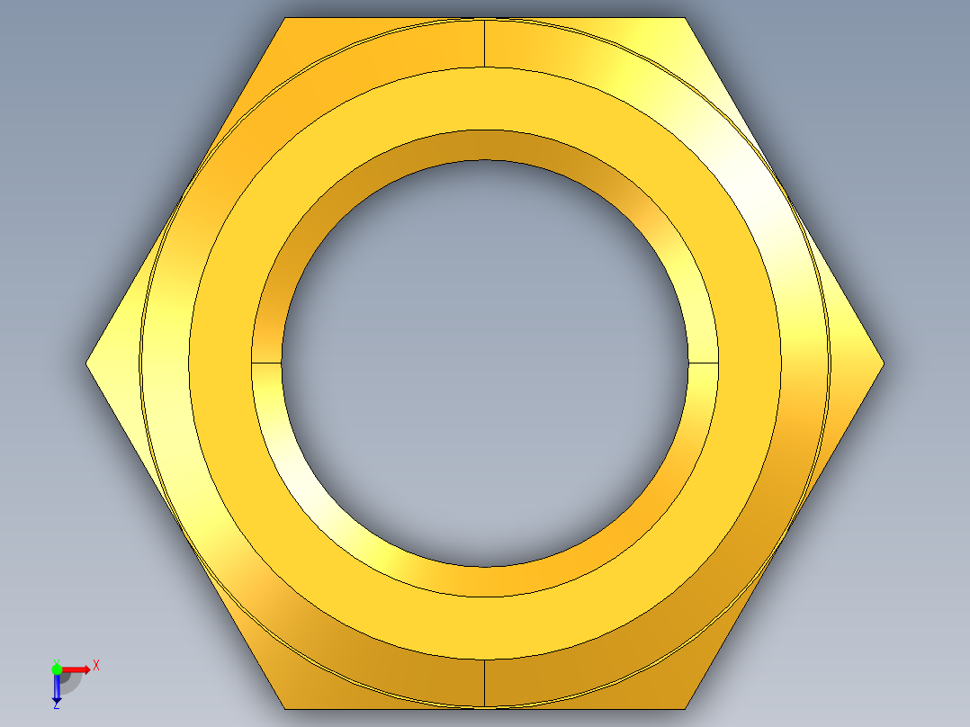 水管接头Hose Barb to Male Hose Thread 55GH-12-12俯视图