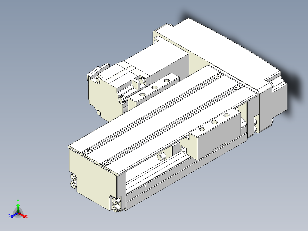 钢基模组-TPA-KNR-6005C-150A1-ML-H1正等轴测图
