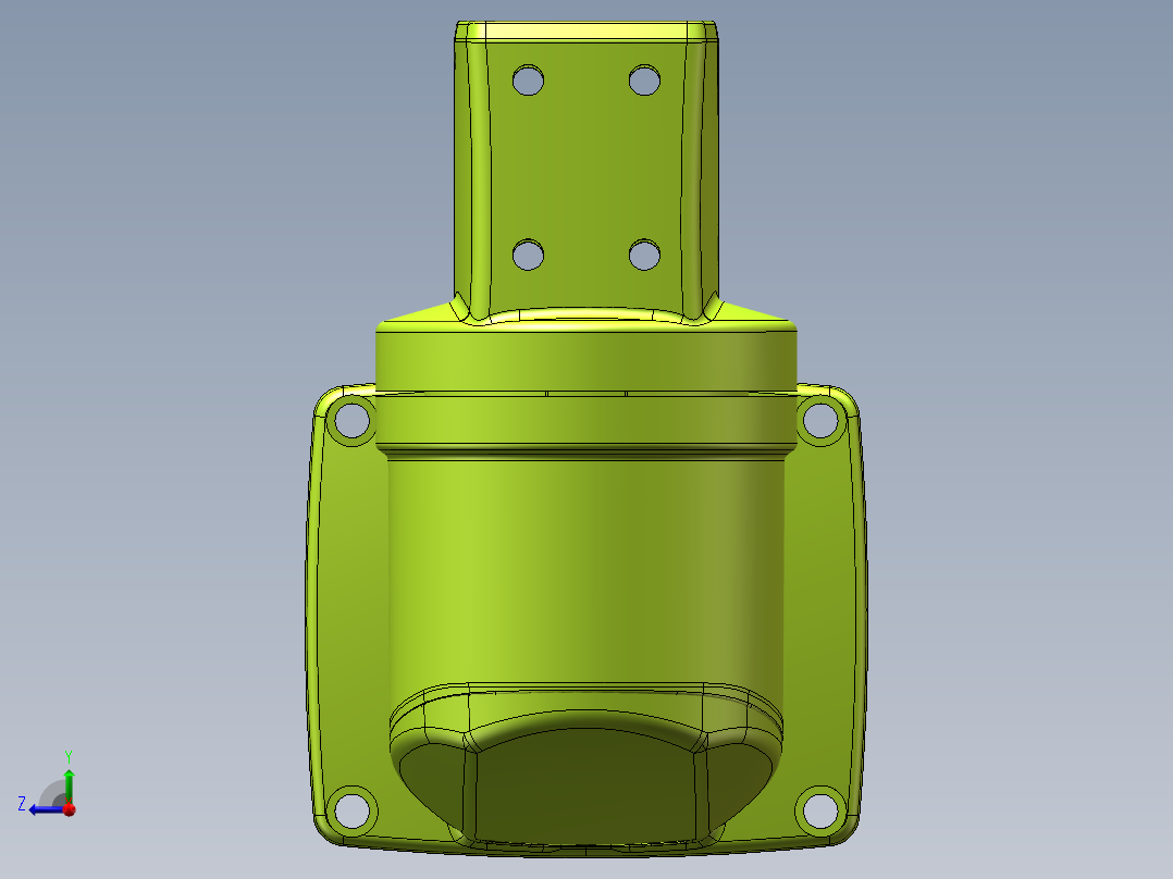 55-75-170垂直墙座.SLDASM右视图