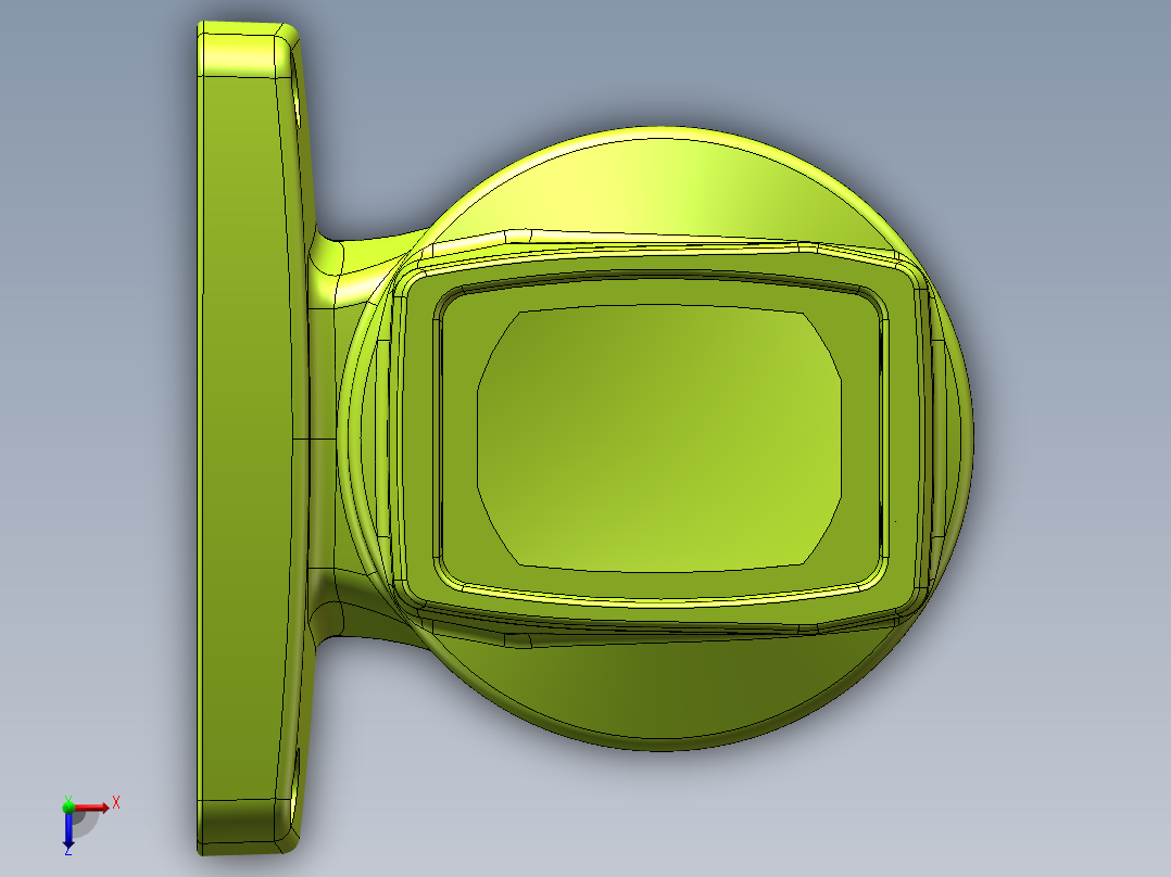 55-75-170垂直墙座.SLDASM俯视图