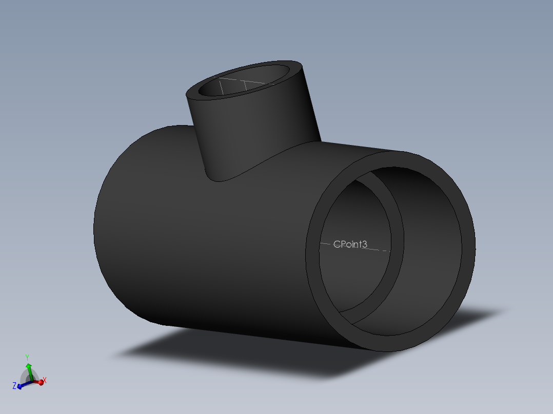 PVC管件-2x1 Venturi-Tee