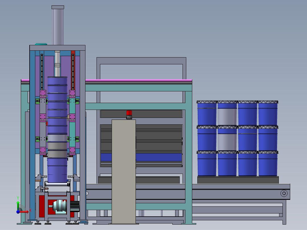 油漆全自动灌装机sw13前视图
