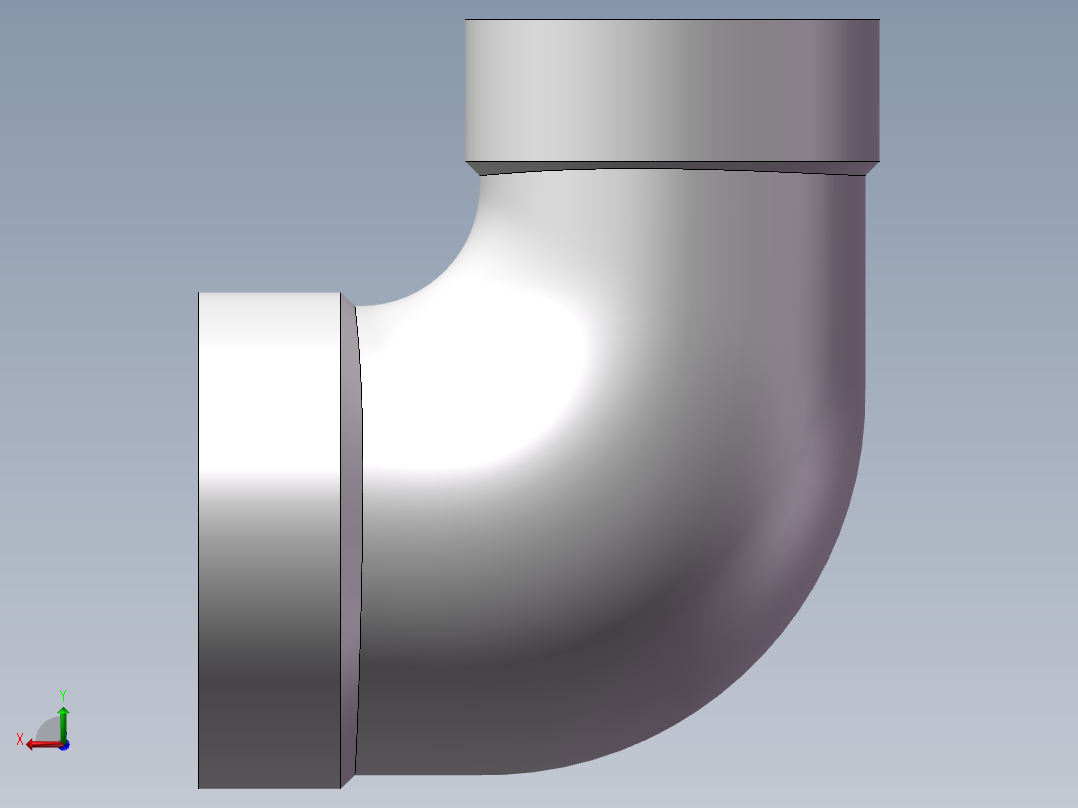 弯头-异径内丝 DN10-DN8后视图