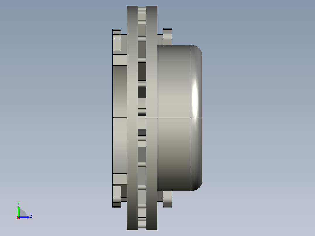 制动器 (15)左视图