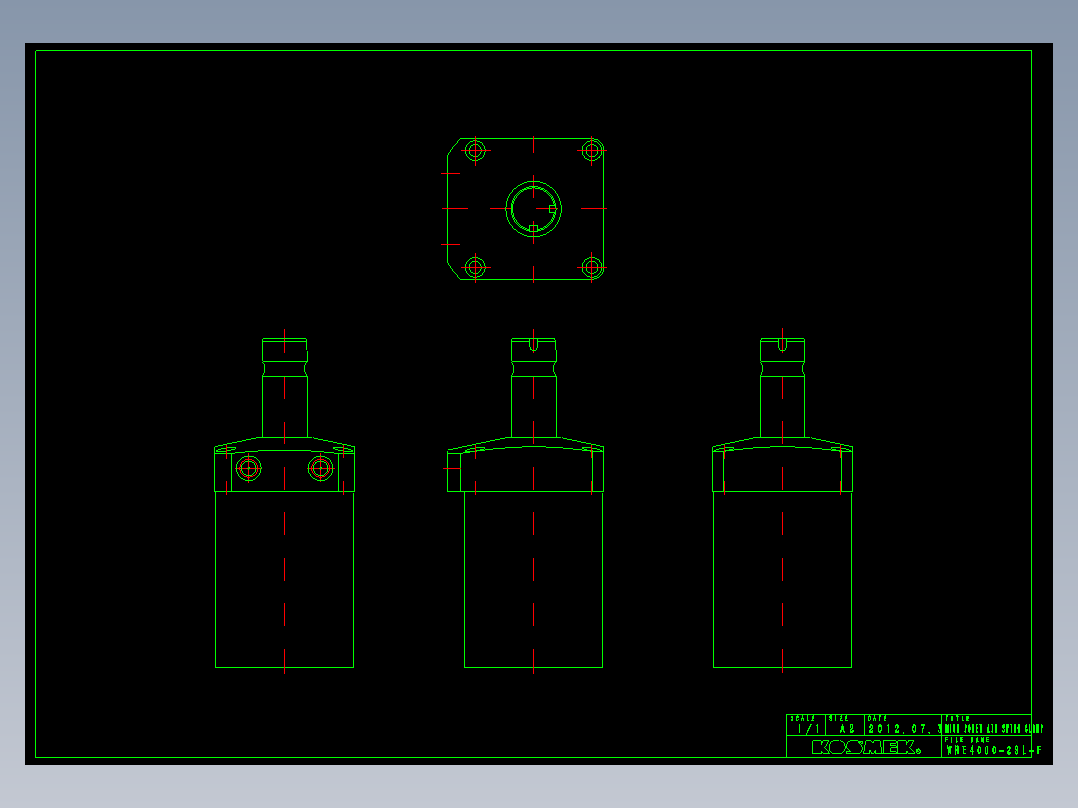 KOSMEKWHE4000-2SL-F多系列多零件图纸模型多系列多零件图纸模型