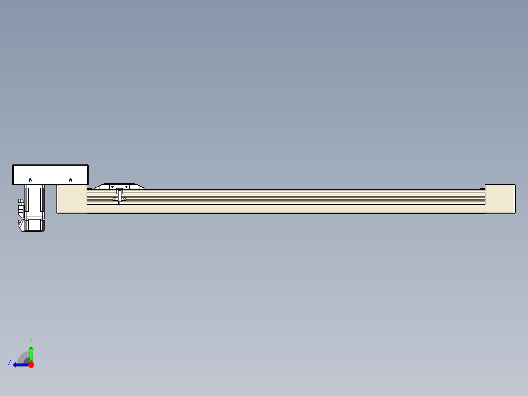同步带全封闭直线模组TPA-HCB-65S-90-L650-M-Y-P10-N3右视图