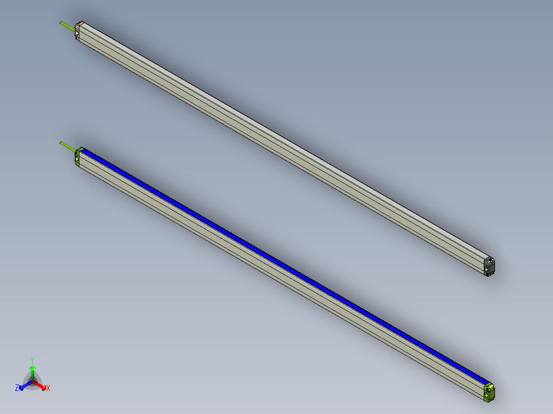 安全_区域传感器H2TLS4220_3D正等轴测图