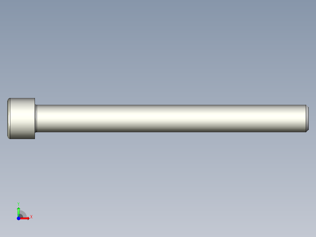 螺钉-DIN_912-M12x120.stp前视图