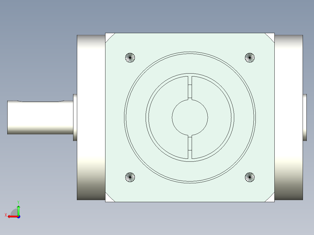 换向器PW90单轴 PLX90-L2 19-70-90-M6.stp后视图