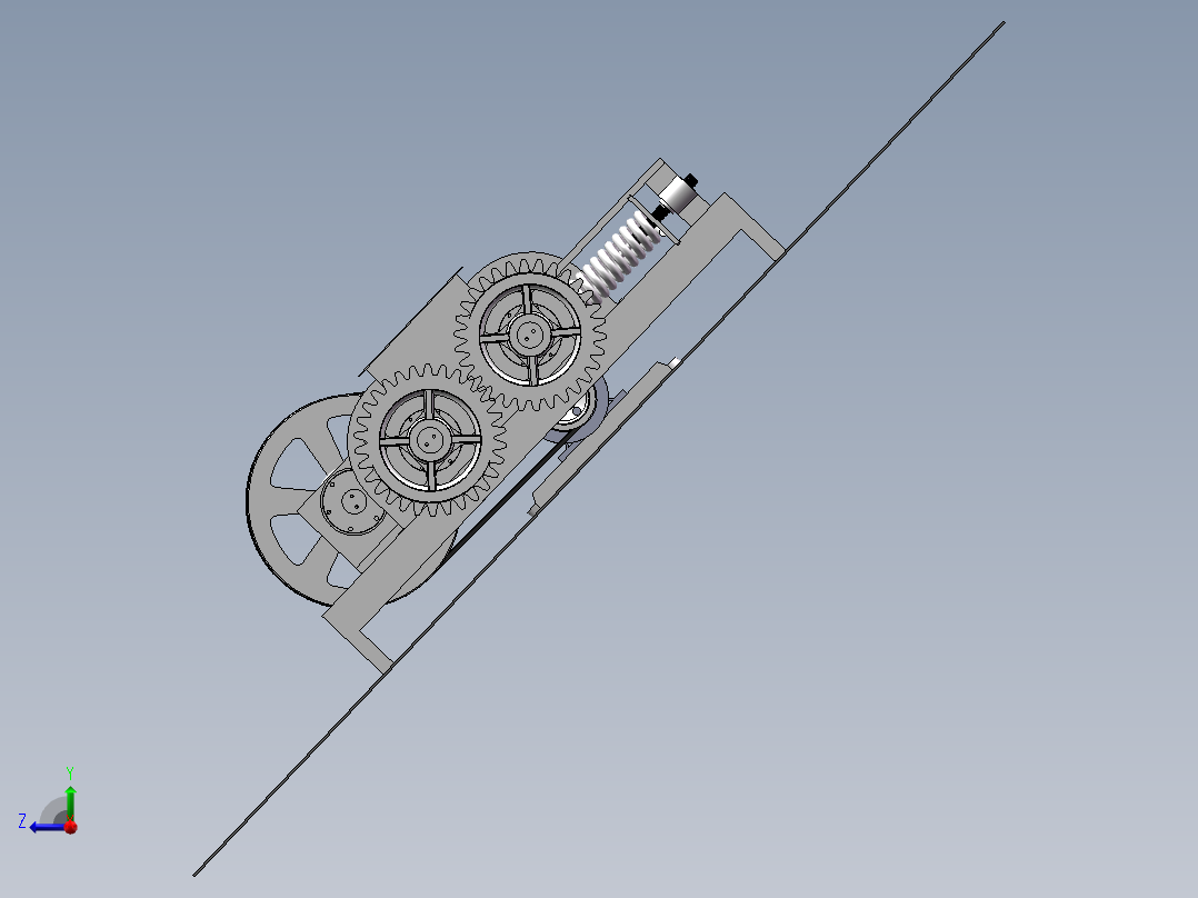 双齿辊破碎机1426266右视图