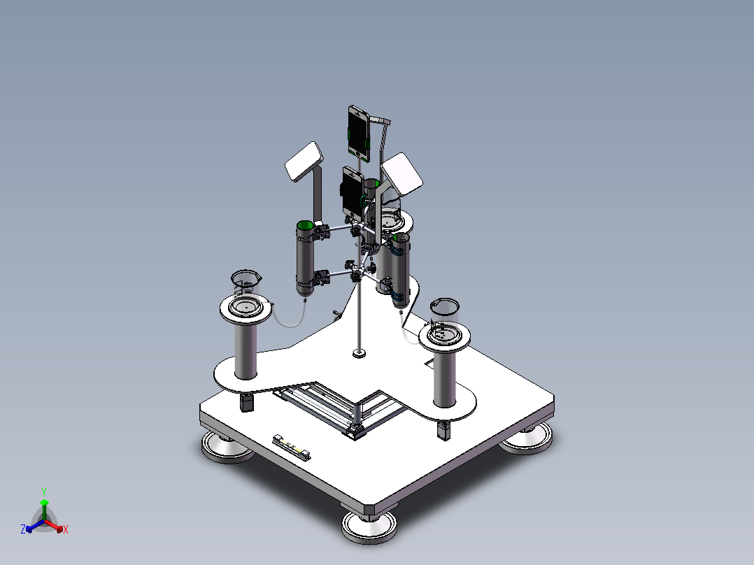 声速测量装置正等轴测图