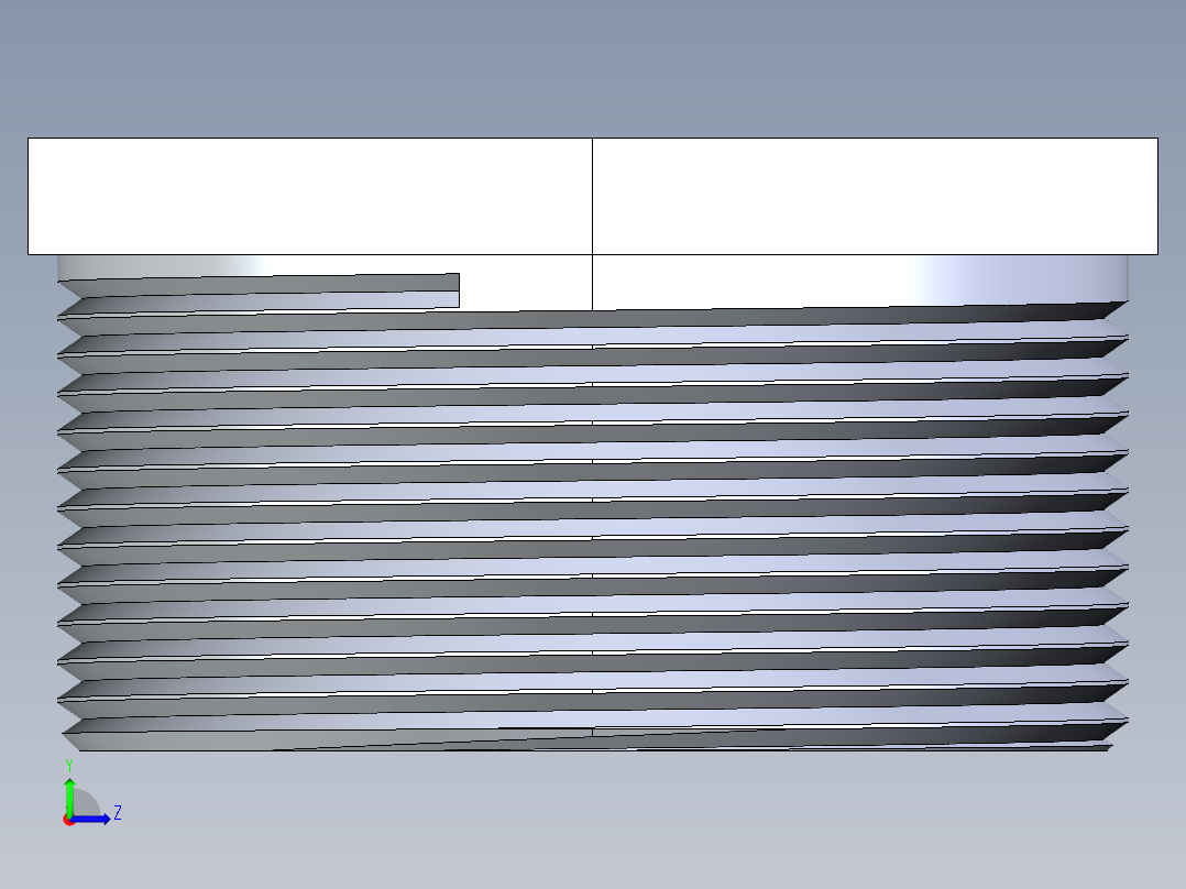 CPVC管件22-Sch80_Plug_MPT_9850-030_3in左视图