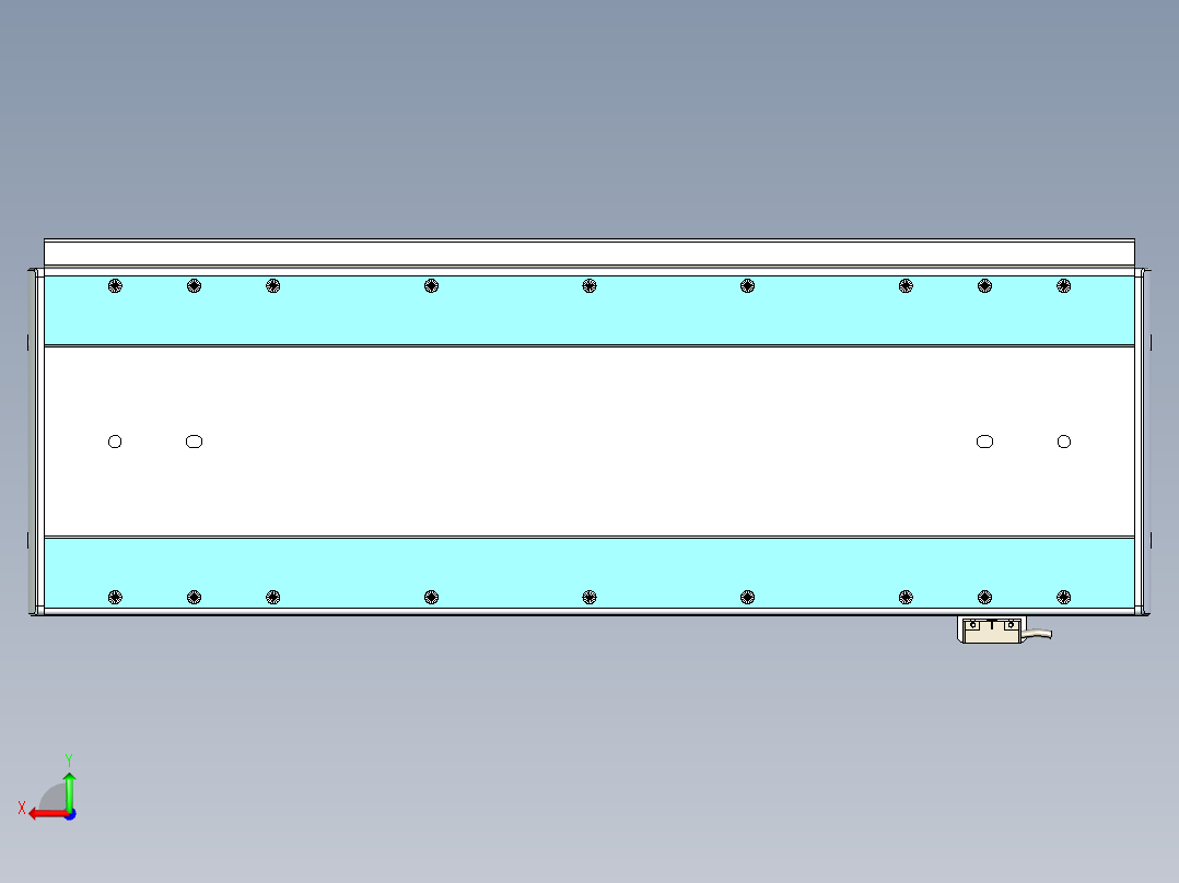 威洛博LC系列3d模型模组LC22H2Y-S450后视图