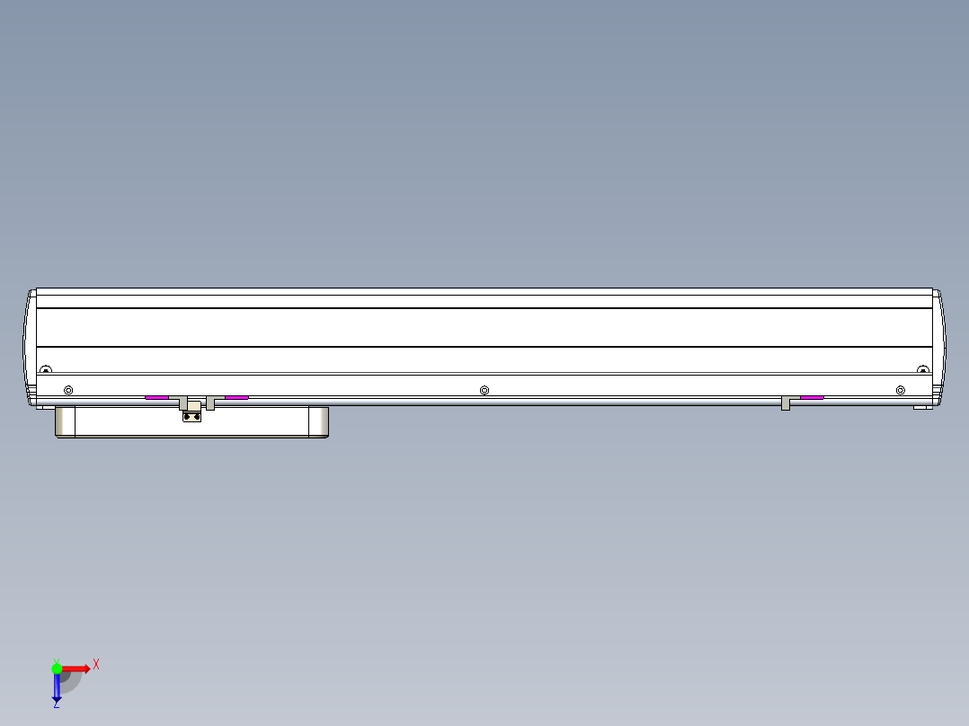 威洛博LC系列3d模型模组LC22H2Y-S450俯视图