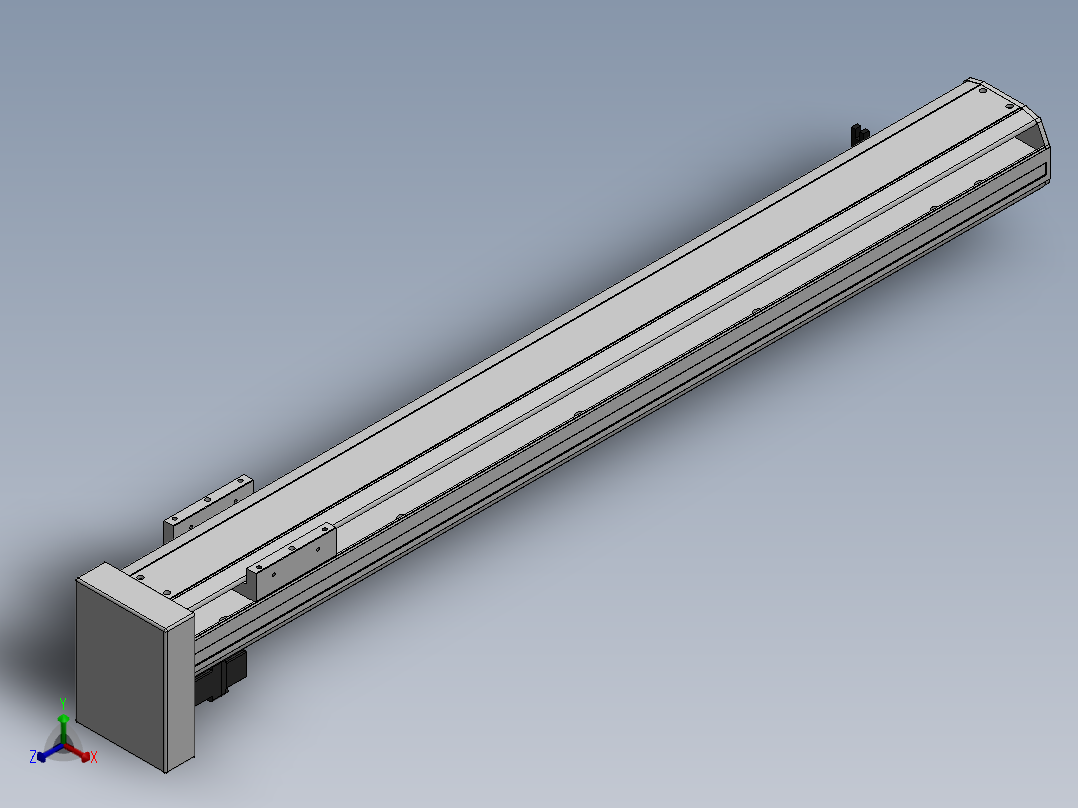 精密模组MY120-T10-750L-BM-P10B-C4-C正等轴测图