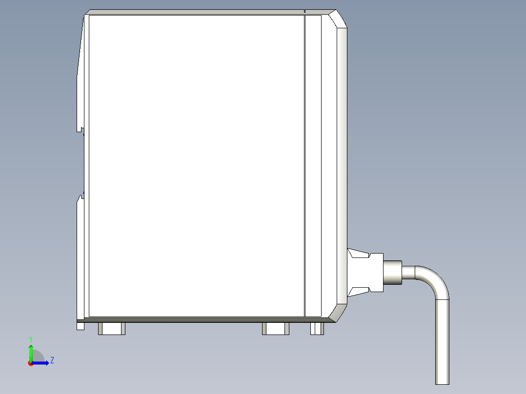 基恩士LJ-G5001_kc图纸模型左视图