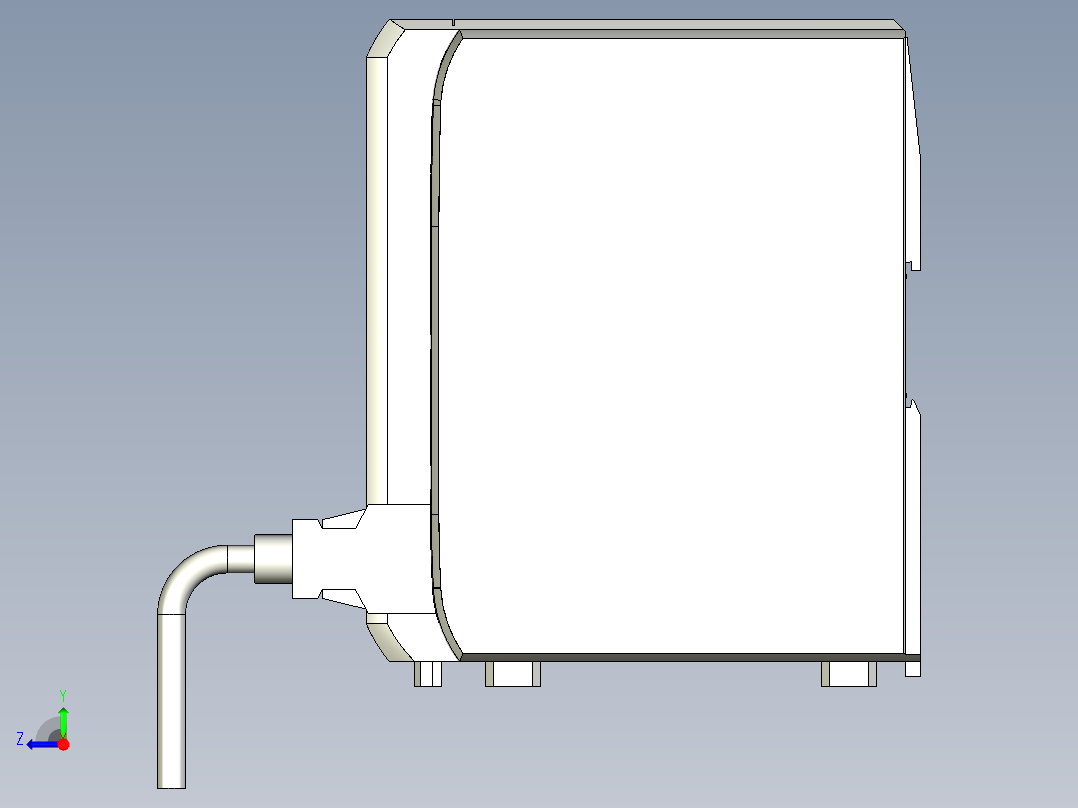 基恩士LJ-G5001_kc图纸模型右视图