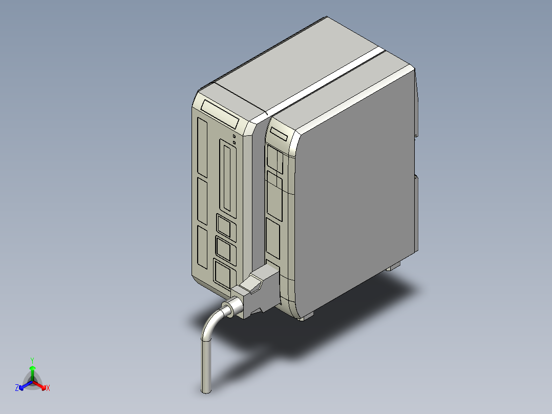 基恩士LJ-G5001_kc图纸模型正等轴测图