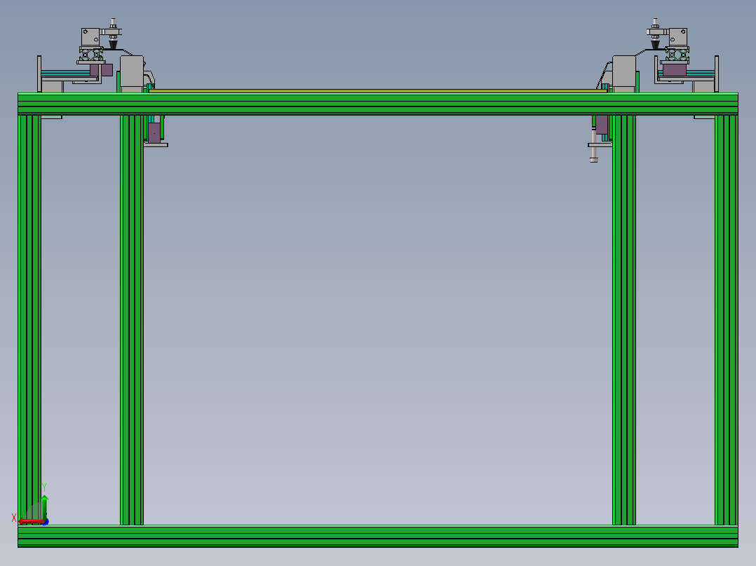 海绵条贴附装置（sw18可编辑+工程图）后视图