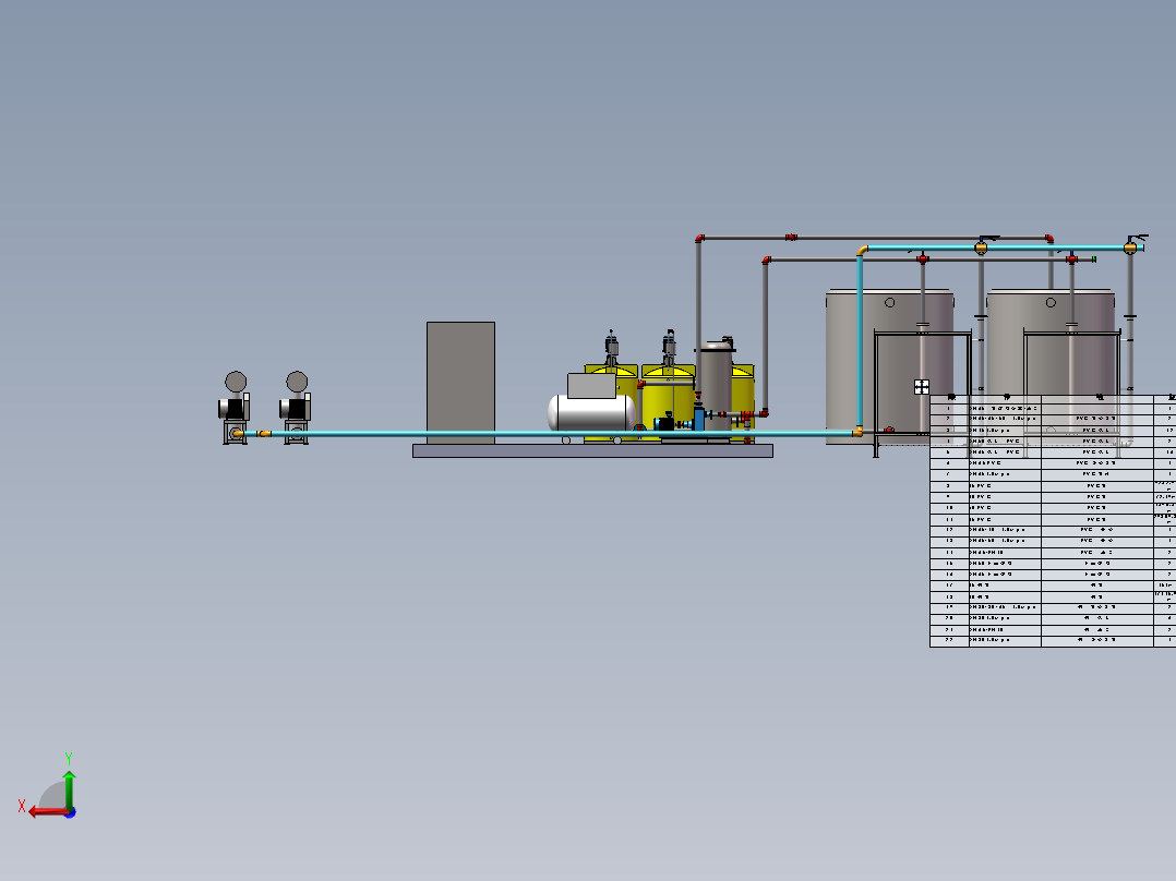 10TMBR污水处理现场sw16可编辑后视图