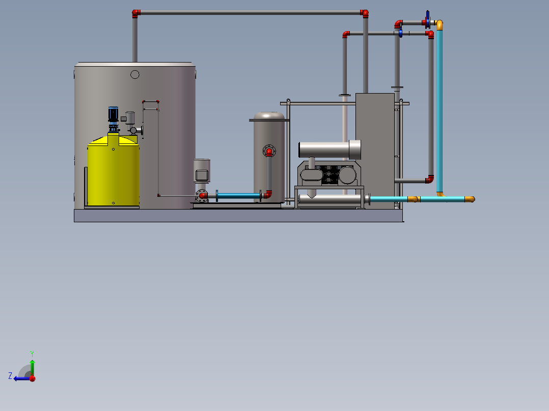 10TMBR污水处理现场sw16可编辑右视图