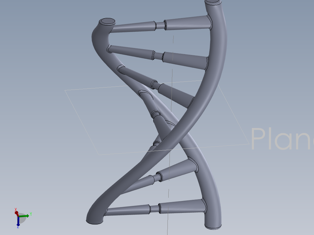 <span style='color: red'>solidworks</span> DNA<span style='color: red'>模型</span>