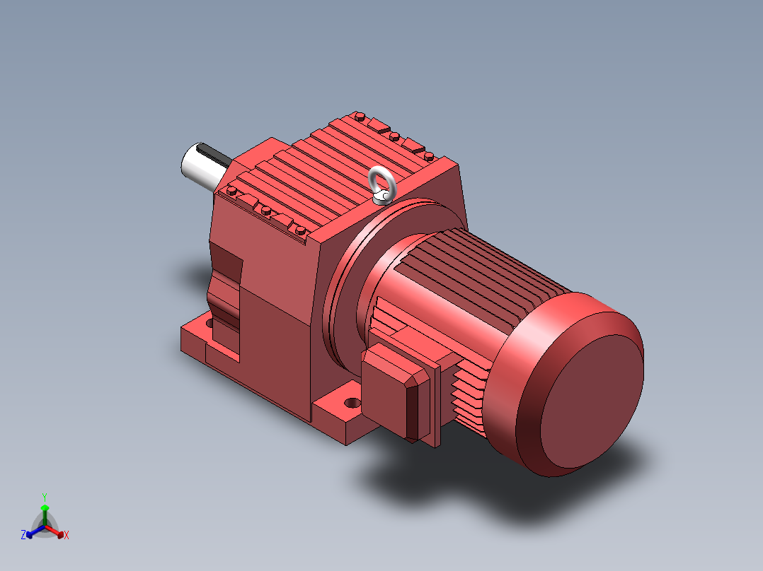 R减速机正等轴测图