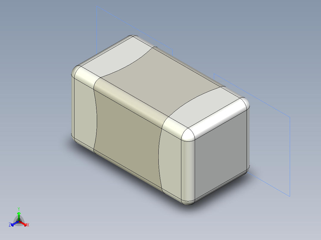 开关继电器保护 SM-FUSEC-0603-WT正等轴测图